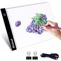 Winload Mesa de Luz Dibujo A4- 3-5 mm Delgado Copia de la Junta- Brillo Ajustable LED Tableta- Tableros de Dibujo LED…